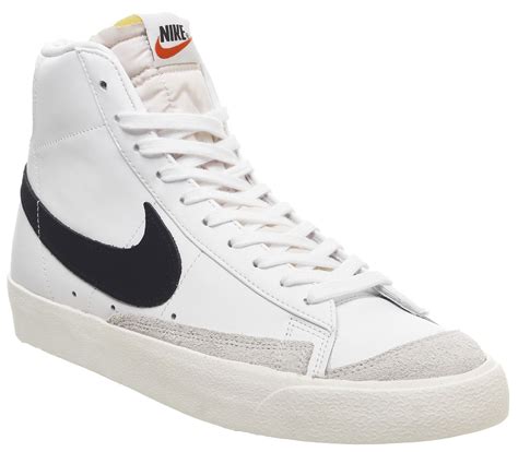 nike blazer black and white